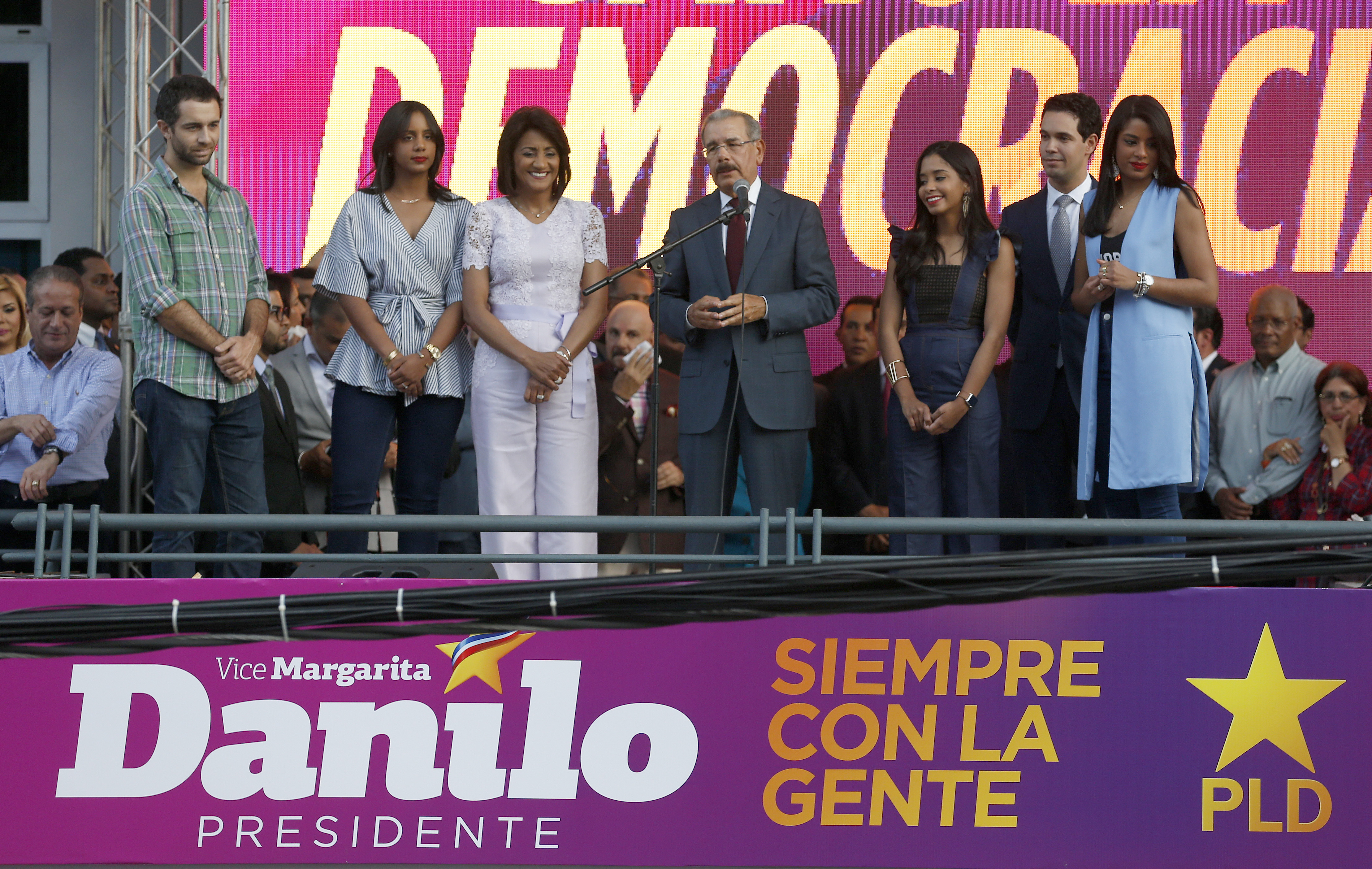 Danilo Medina celebró su último Día de los Padres desde el poder