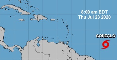 Confirmado que Gonzalo será el primer huracán de la temporada