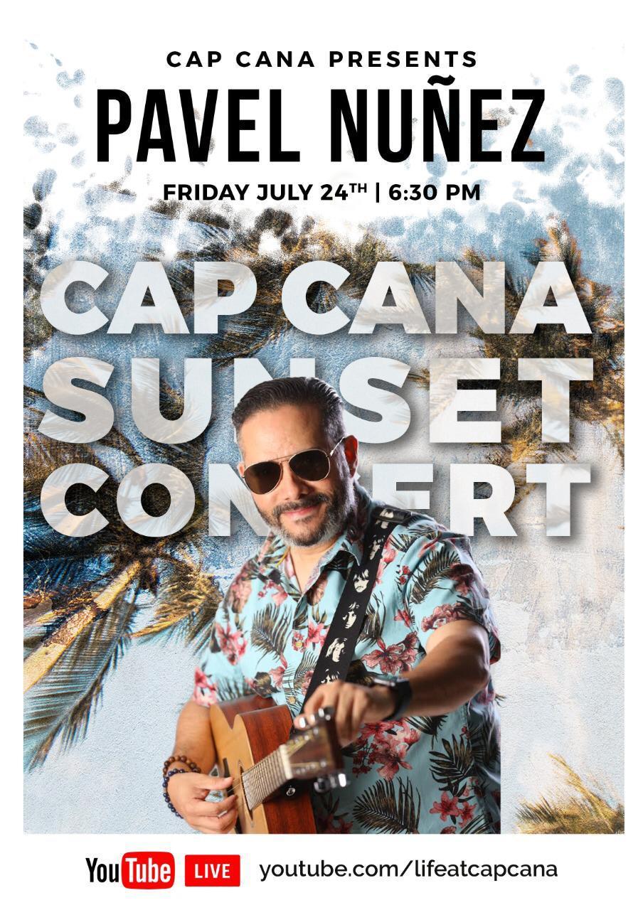 Pavel Núñez cantará este viernes en el Cap Cana Sunset Concert