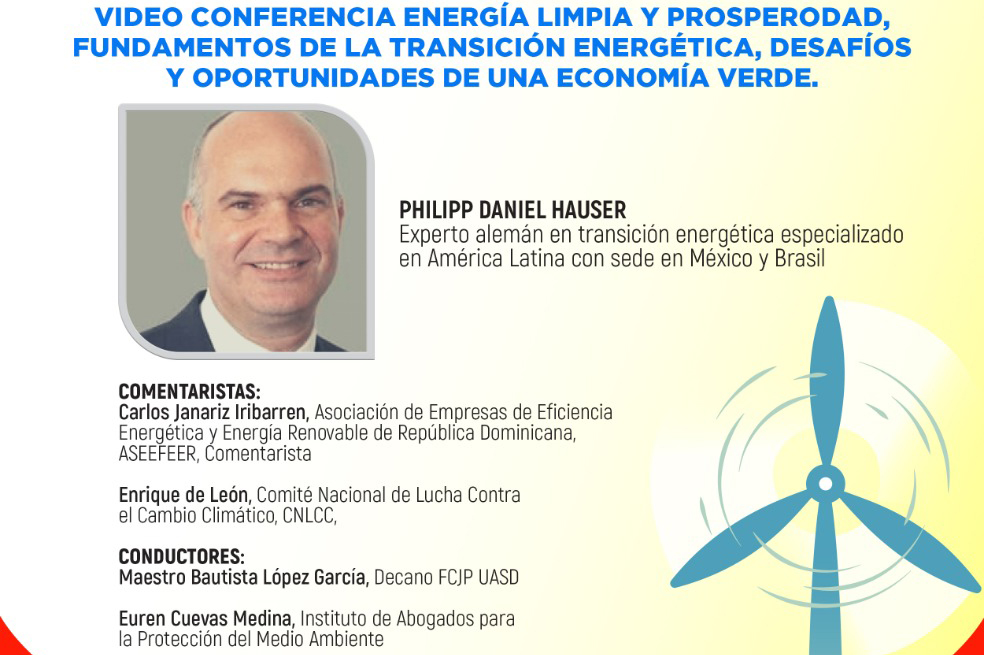 Invitan a conferencia sobre transición energética y economía verde