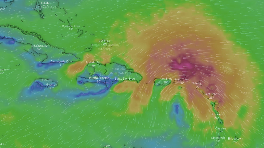 EN VIVO: la Tormenta Isaías ya descarga sus lluvias y vientos sobre el Este dominicano