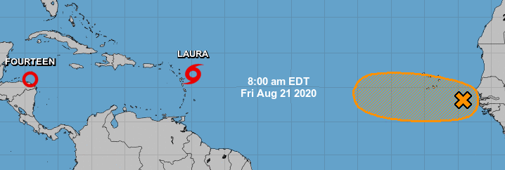La amenaza Trece se convirtió en Tormenta Tropical Laura