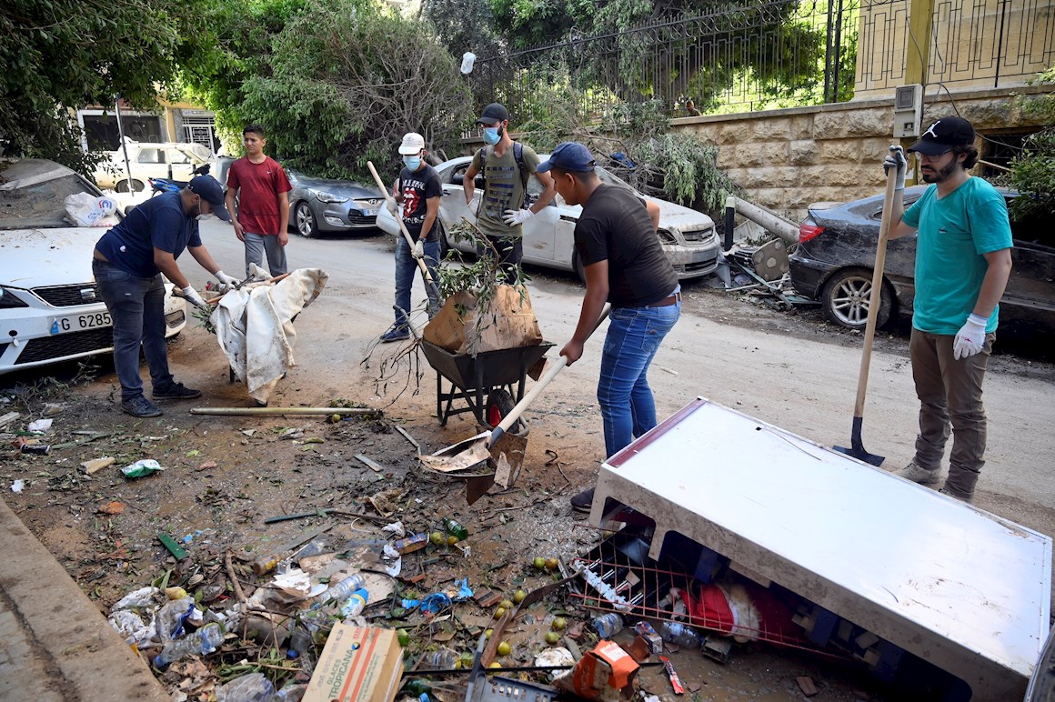 Acaba primera fase de labores de rescate en Beirut sin hallar supervivientes