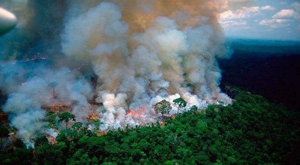 Aumentan incendios en la Amazonía brasileña
