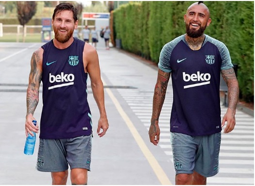 Messi a Arturo Vidal: El vestuario del Barcelona te va a extrañar