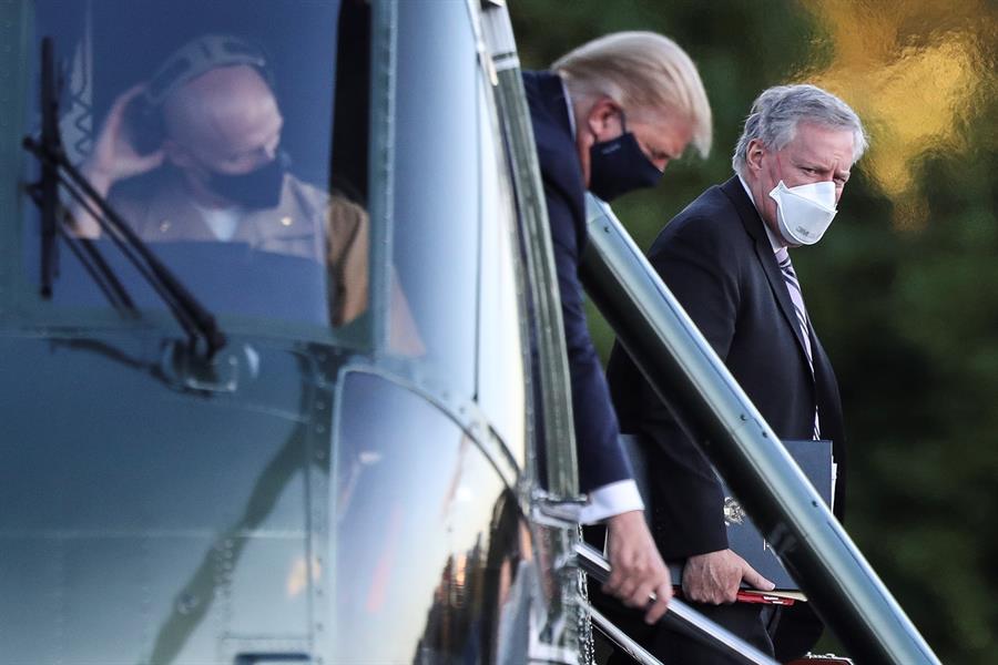 Trump termina hospitalizado y medicado con REGN-COV2 y remdesivir