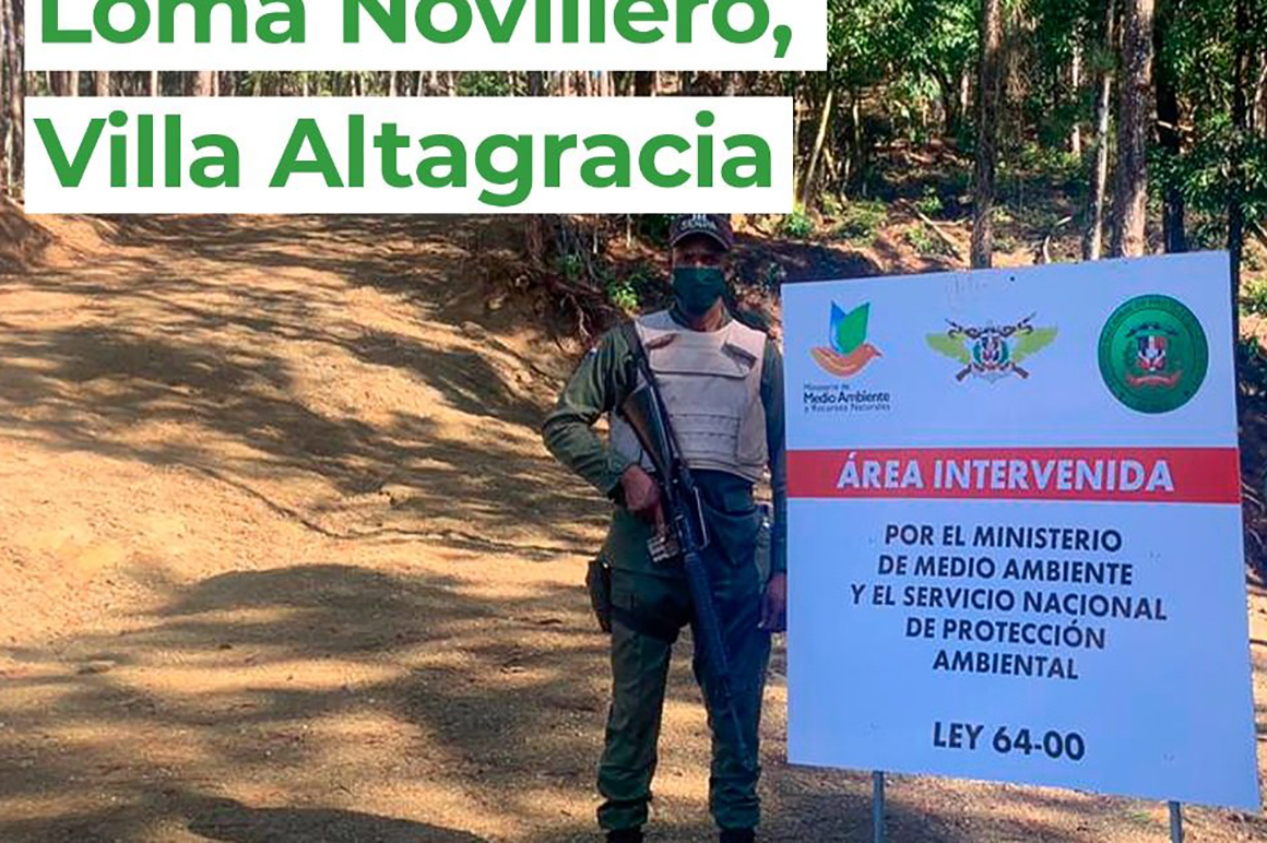 Ministerio de Medio Ambiente somete a la justicia ciudadano por violación a la Ley en Loma Novillero