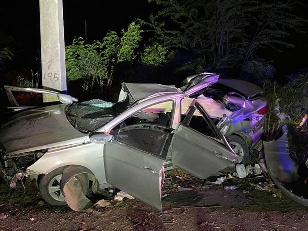 Cuatro fallecidos y un herido en accidente de tránsito en Baní