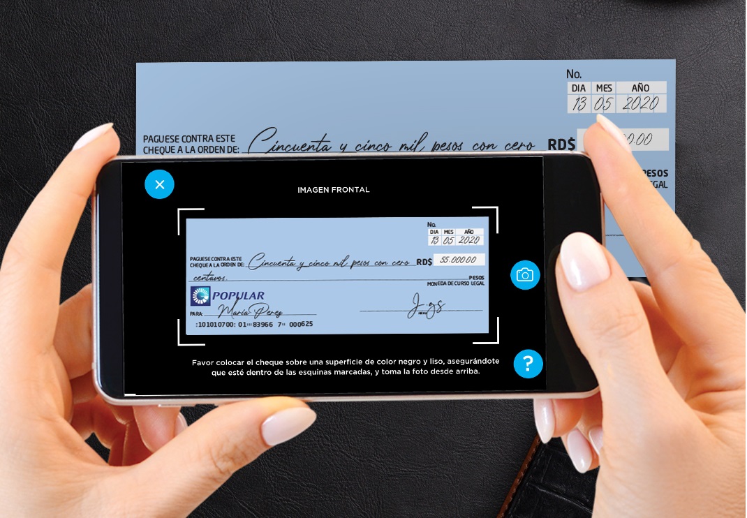 Clientes del Popular pueden depositar cheques y adquirir su token digital en App Popular