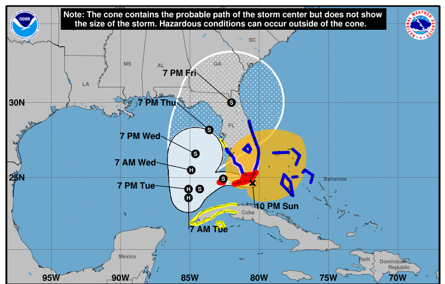 Eta deja inundaciones en el sur de Florida pero no la golpeará como huracán