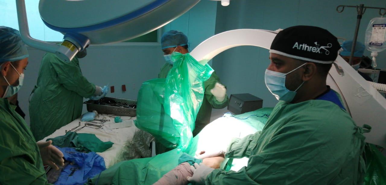 Jornada quirúrgica es realizada en el hospital Ney Arias Lora