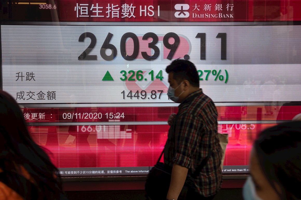 Hang Seng pierde un 1,6 % por la caída de las grandes tecnológicas