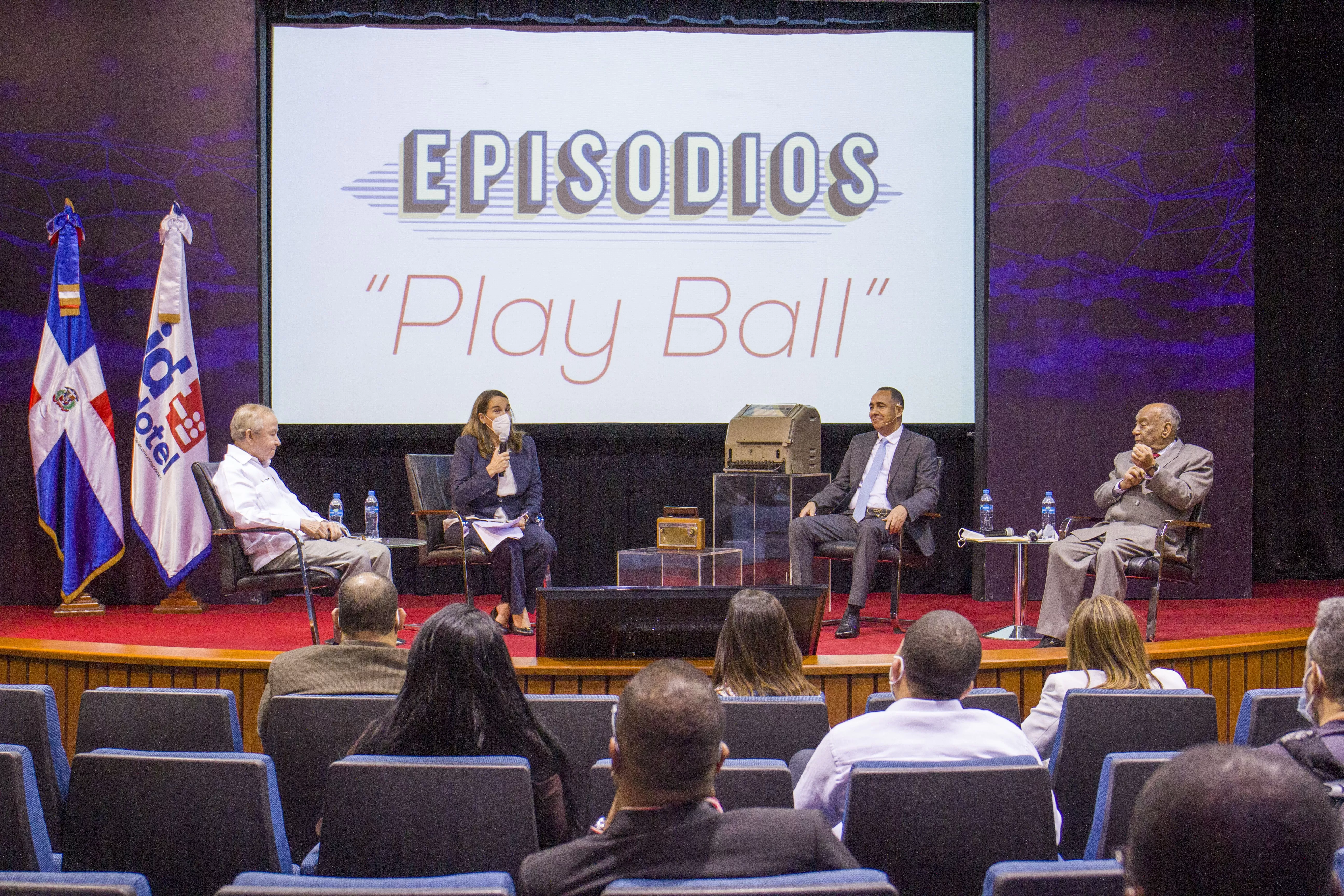 Centro Indotel presenta “Episodios de Play Ball”, historia de la transmisión de béisbol en República Dominicana