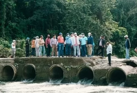 EGEHID y el INDRHI retoman construcción presa de Guaigüí para llevar agua a La Vega