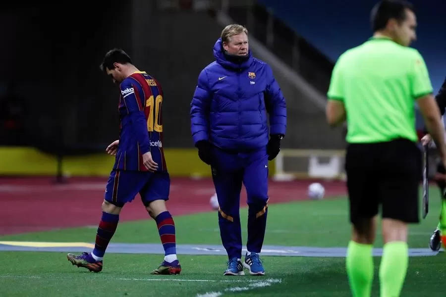 Messi expulsado por primera vez como jugador del Barcelona