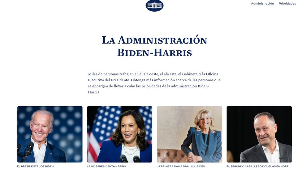 Biden presidente: el regreso del español y de las figuras latinas a la Casa Blanca