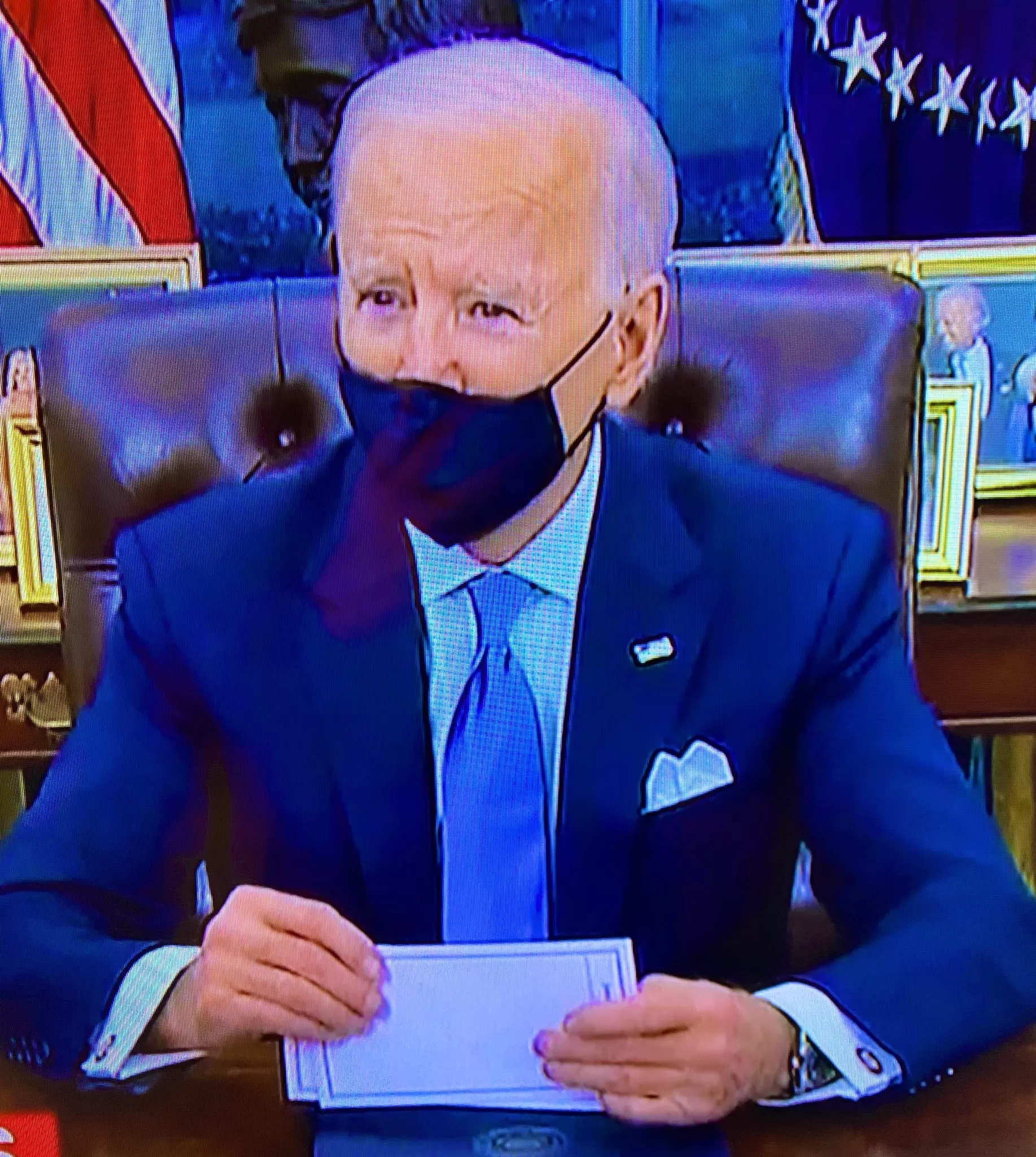 Biden revela que encontró una carta de Trump 
