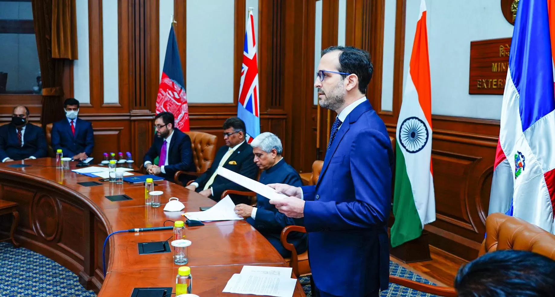 Embajador de República Dominicana en la India presenta credenciales