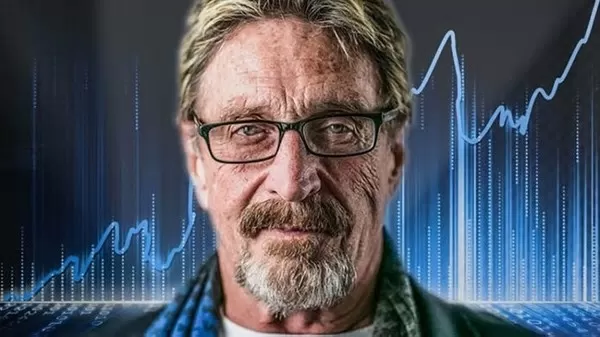 Imputan a John McAfee por fraude cripto