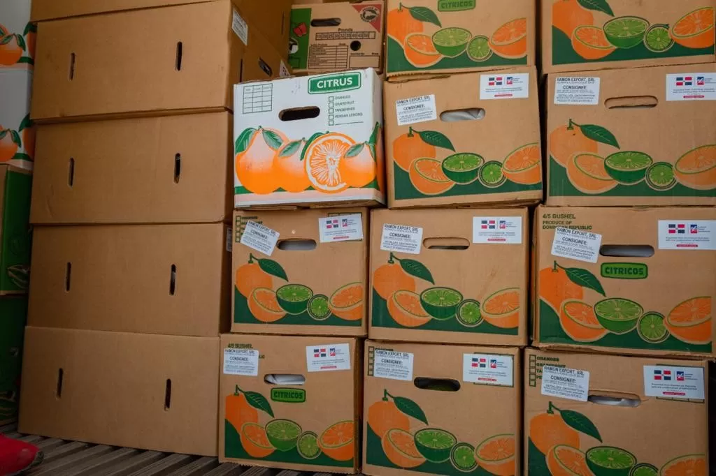 Exportan primer cargamento de frutas y vegetales a Saint Thomas