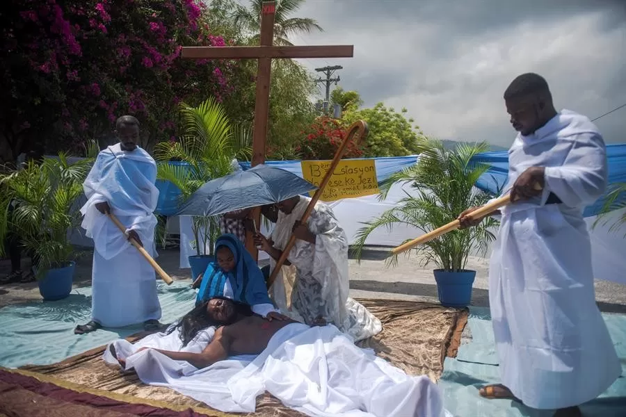 Inseguridad no impide a haitianos celebrar la Semana Santa