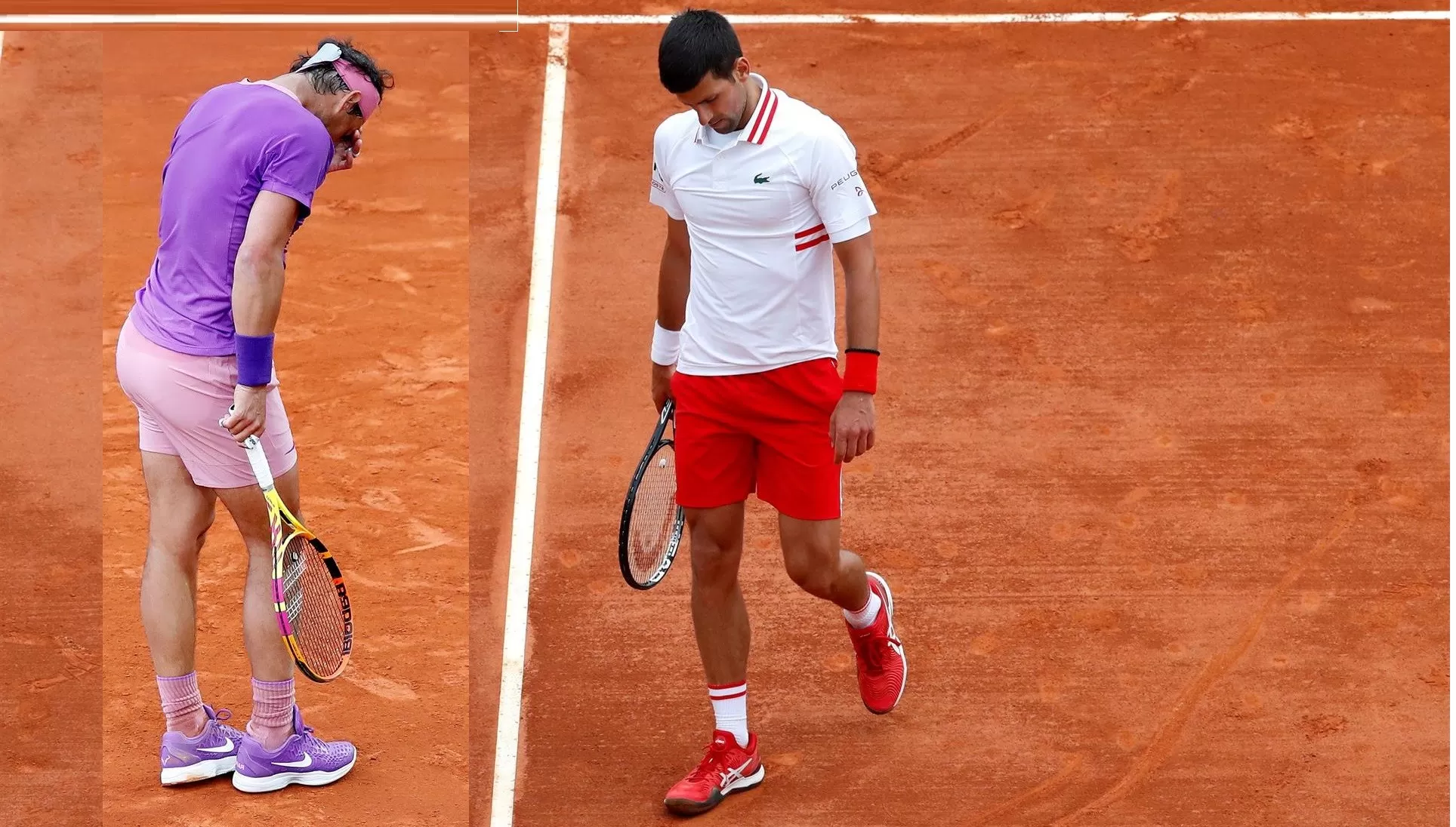 Nadal y Djokovic pieden y quedan eliminados