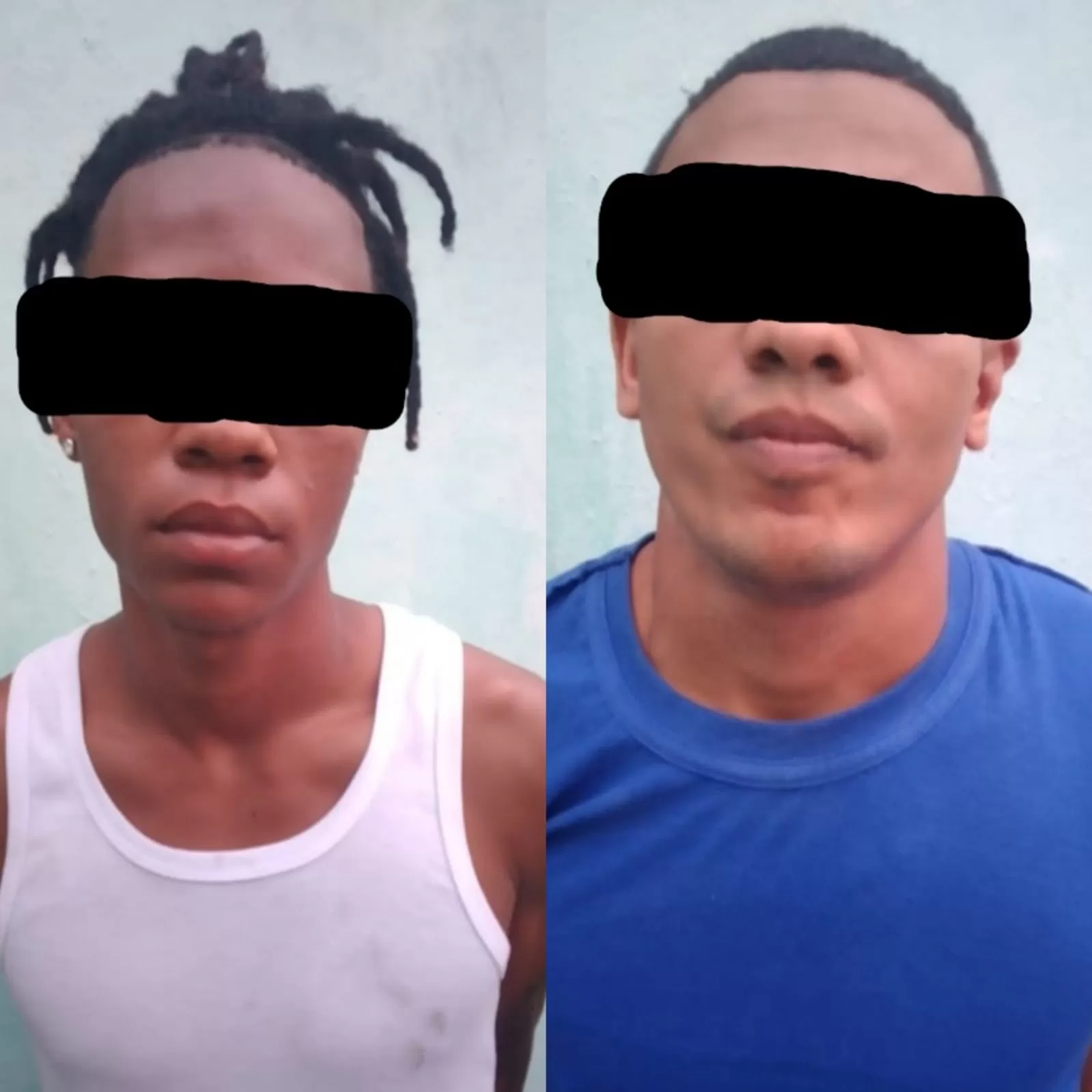 PN informa la detención de dos personas sospechosas de robo