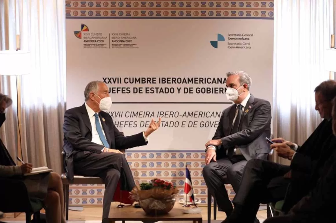 Abinader se reúne con los presidentes de Andorra, Guatemala y Portugal