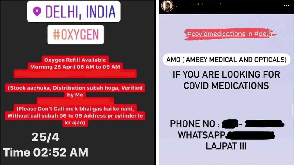 Covid en India: los mensajes que dictan la suerte de los pacientes que se debaten entre la vida y la muerte