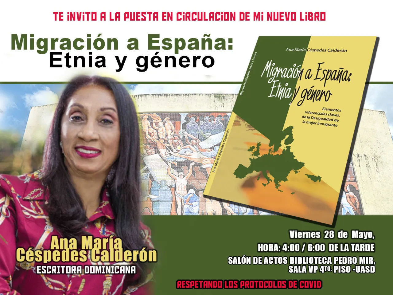 Circulará libro sobre migración a España