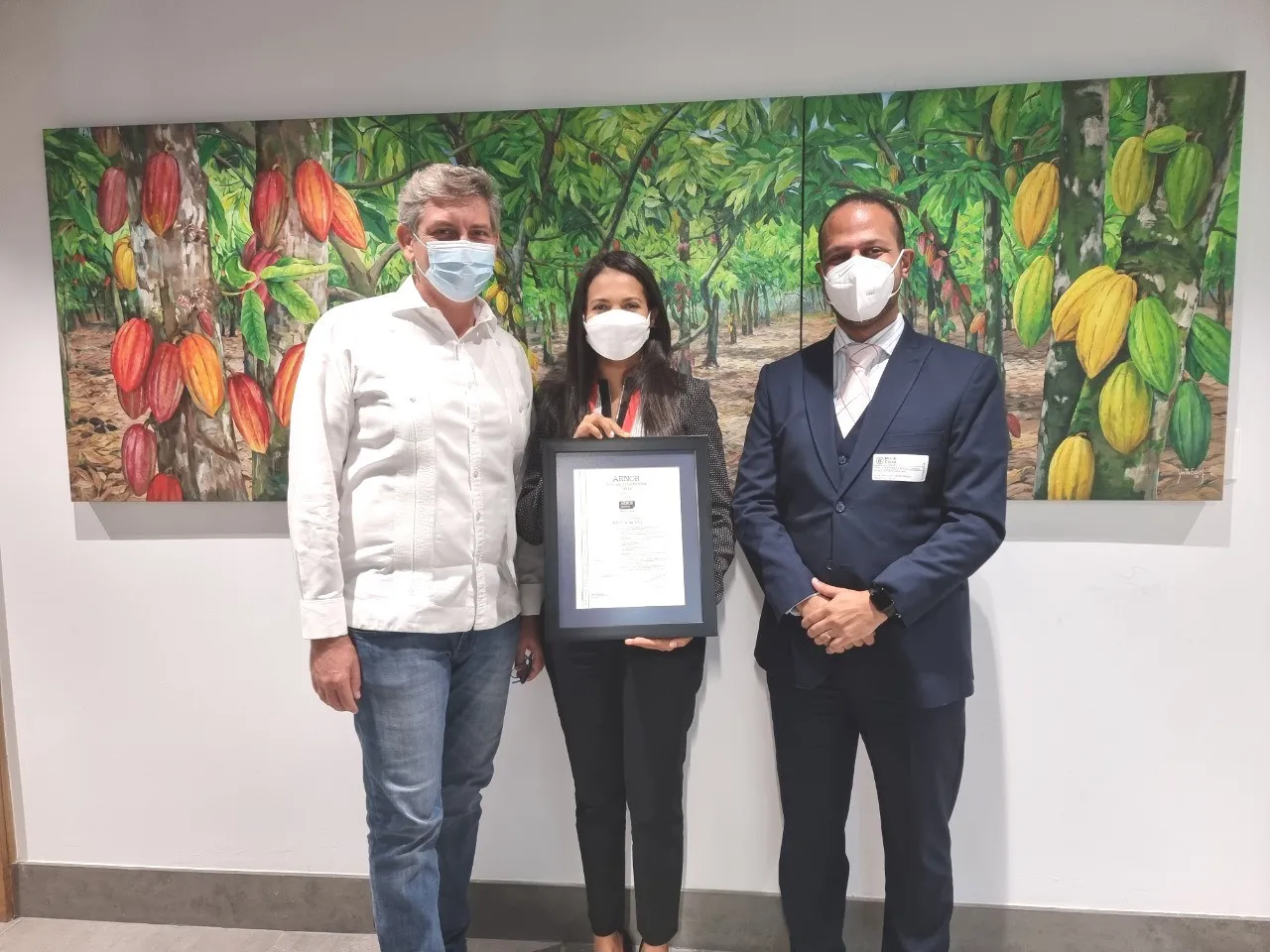 Rizek Cacao recibe certificación de la internacional AENOR