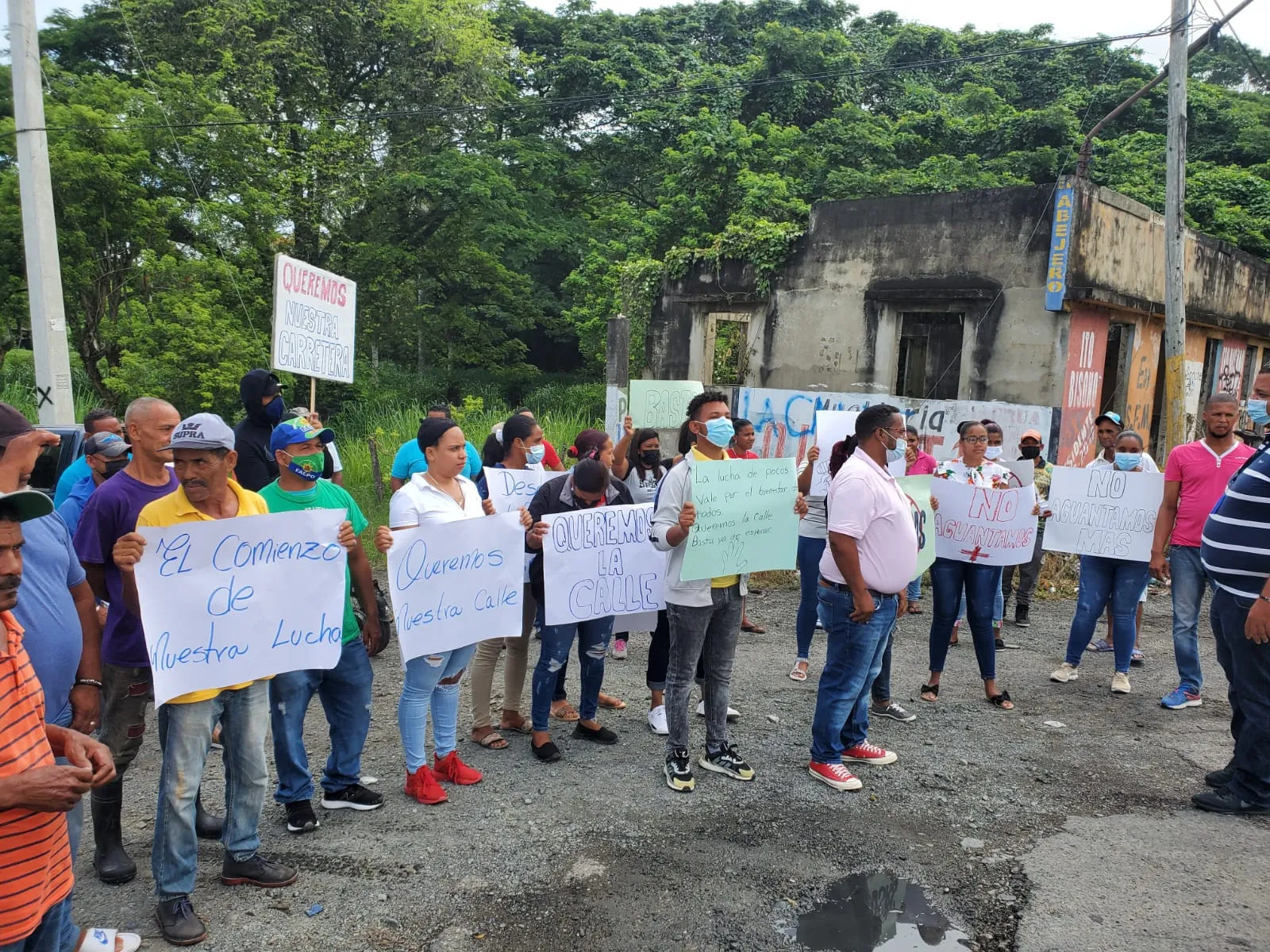 Sabana Ray Abajo reclama la reparación de calles