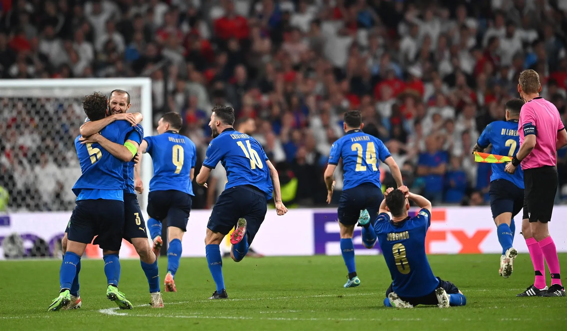 Italia se toma Londres y es campeón en Wembley