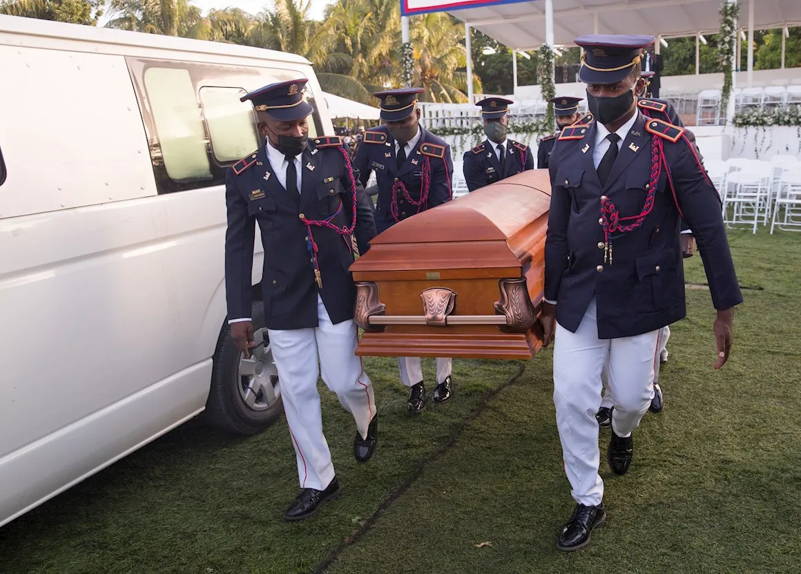 Sepultan al asesinado presidente haitiano Jovenel Moïse