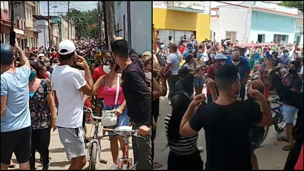 Protesta inédita en un pueblo cubano contra el Gobierno