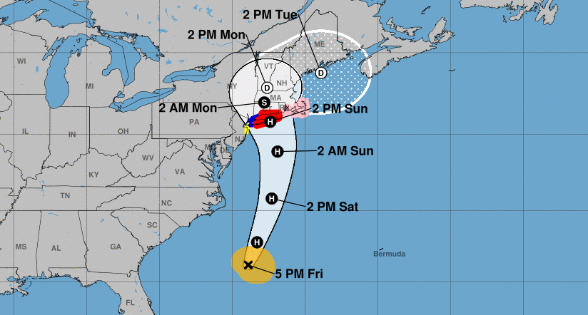 Emiten alerta de huracán para Nueva York y Grace recorre México