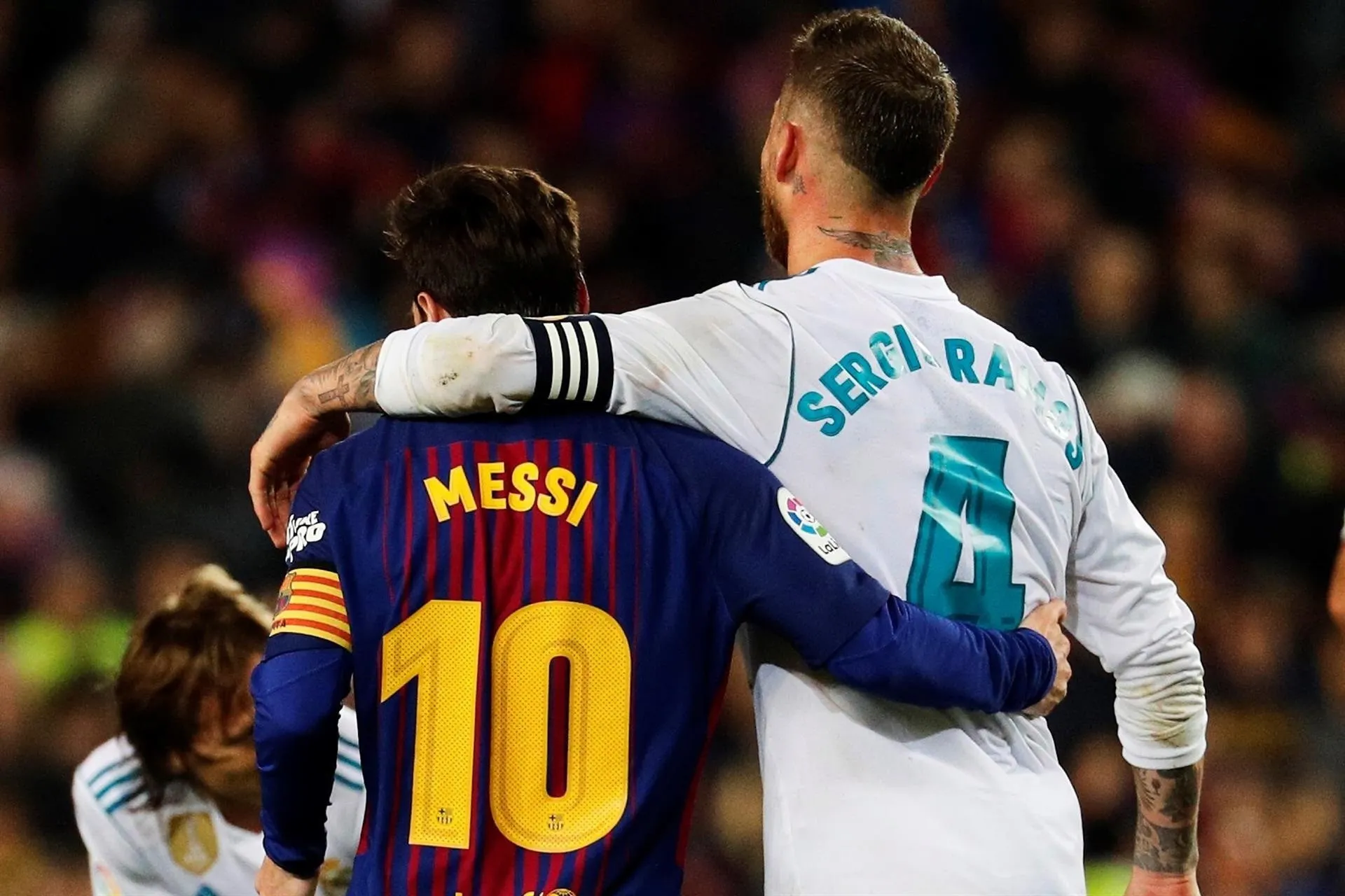 Los capitanes del Real Madrid y del Barca en el PSG