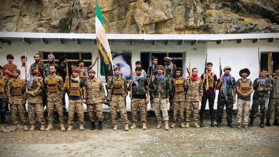 Frente de Resistencia Nacional de Afganistán, el grupo que se opone a los talibanes desde el rebelde valle de Panjshir