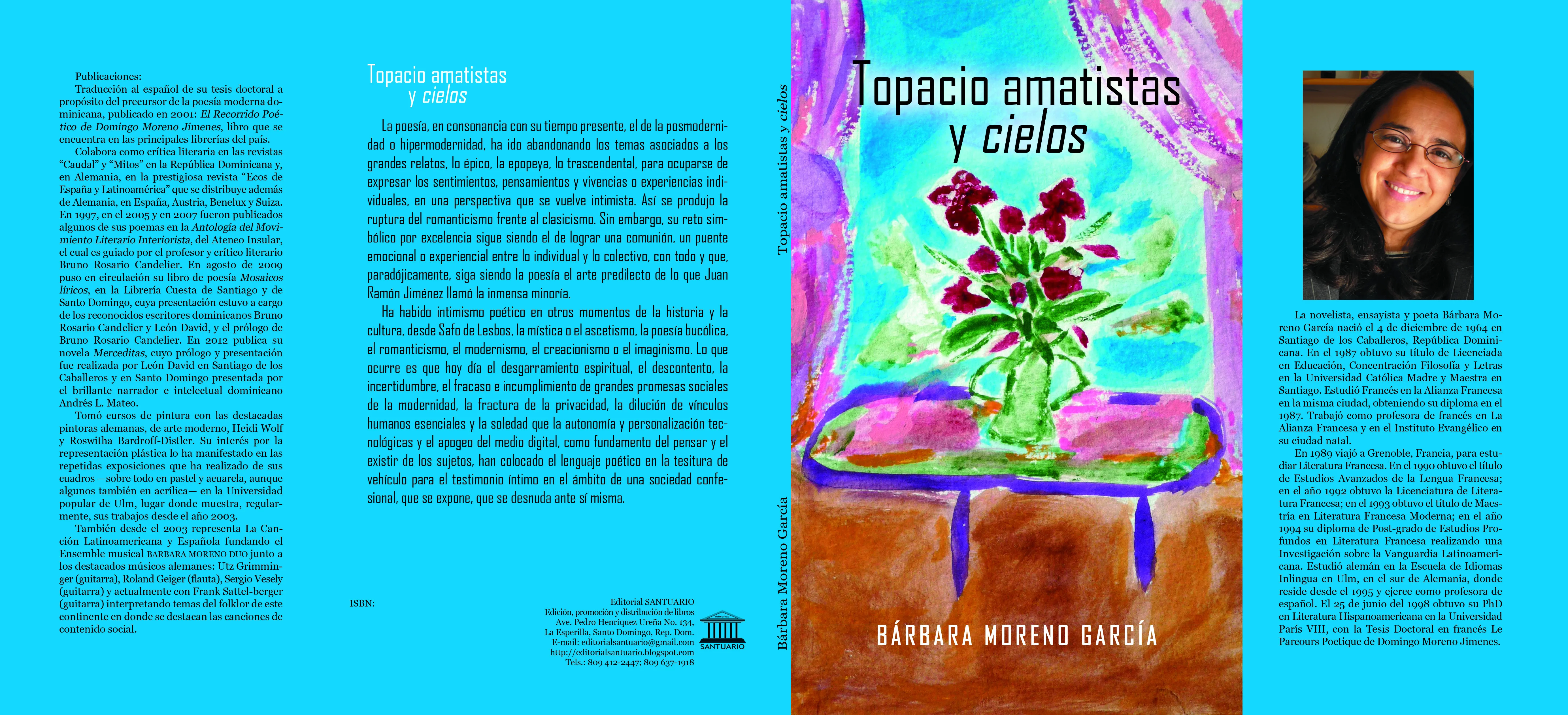 Topacio amatistas y cielos, de Bárbara Moreno García