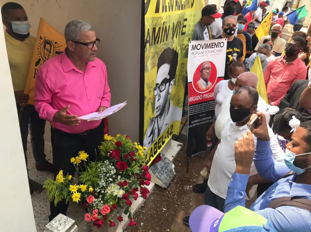Movimiento Popular Dominicano recuerda a Amín Abel a 51 años de su asesinato 