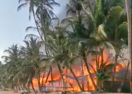 Reportan nuevo incendio en zona turística de Las Terrenas