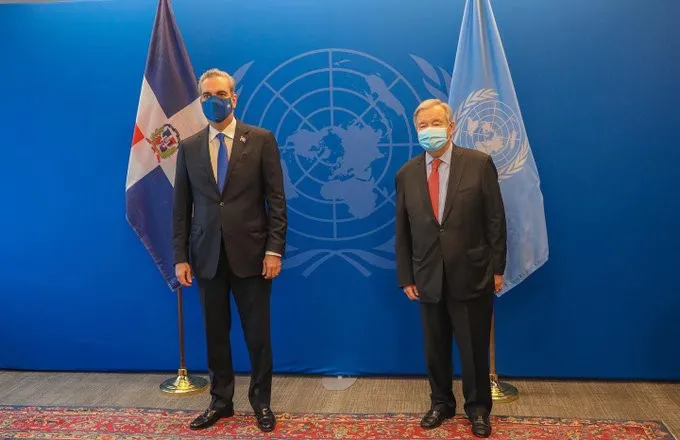 Abinader se reunió con secretario general de la ONU