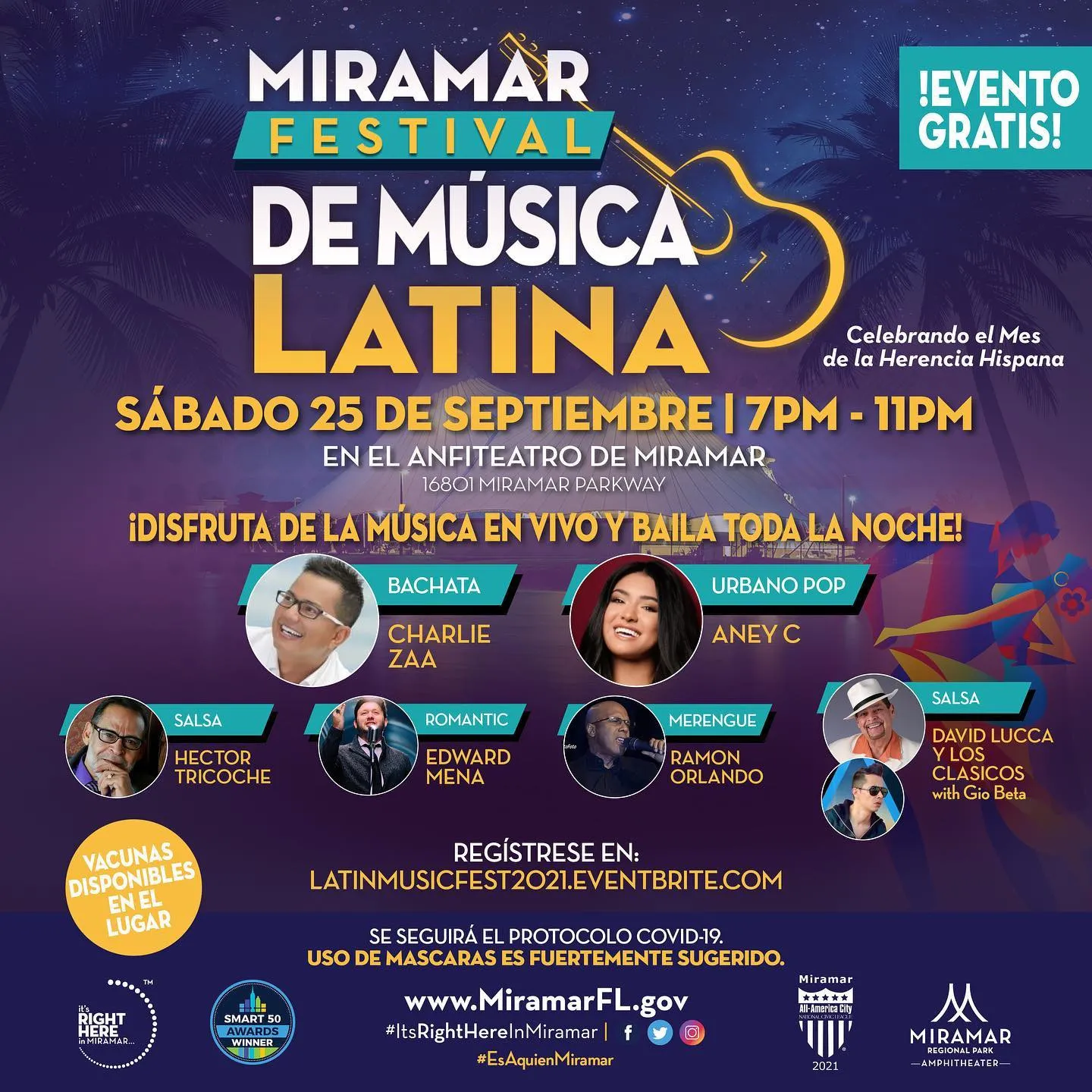 Miramar celebra Mes de la Herencia Hispana en EEUU con música latina