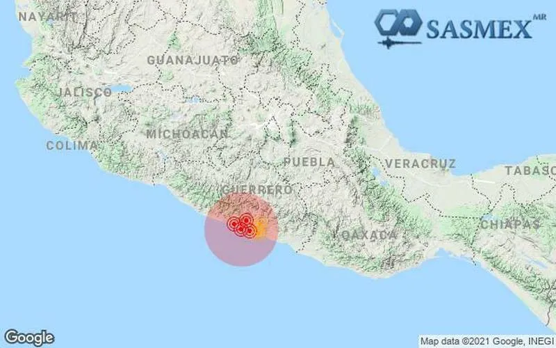 Otro fuerte sismo en México un 7 de septiembre, repite la fecha del 2017