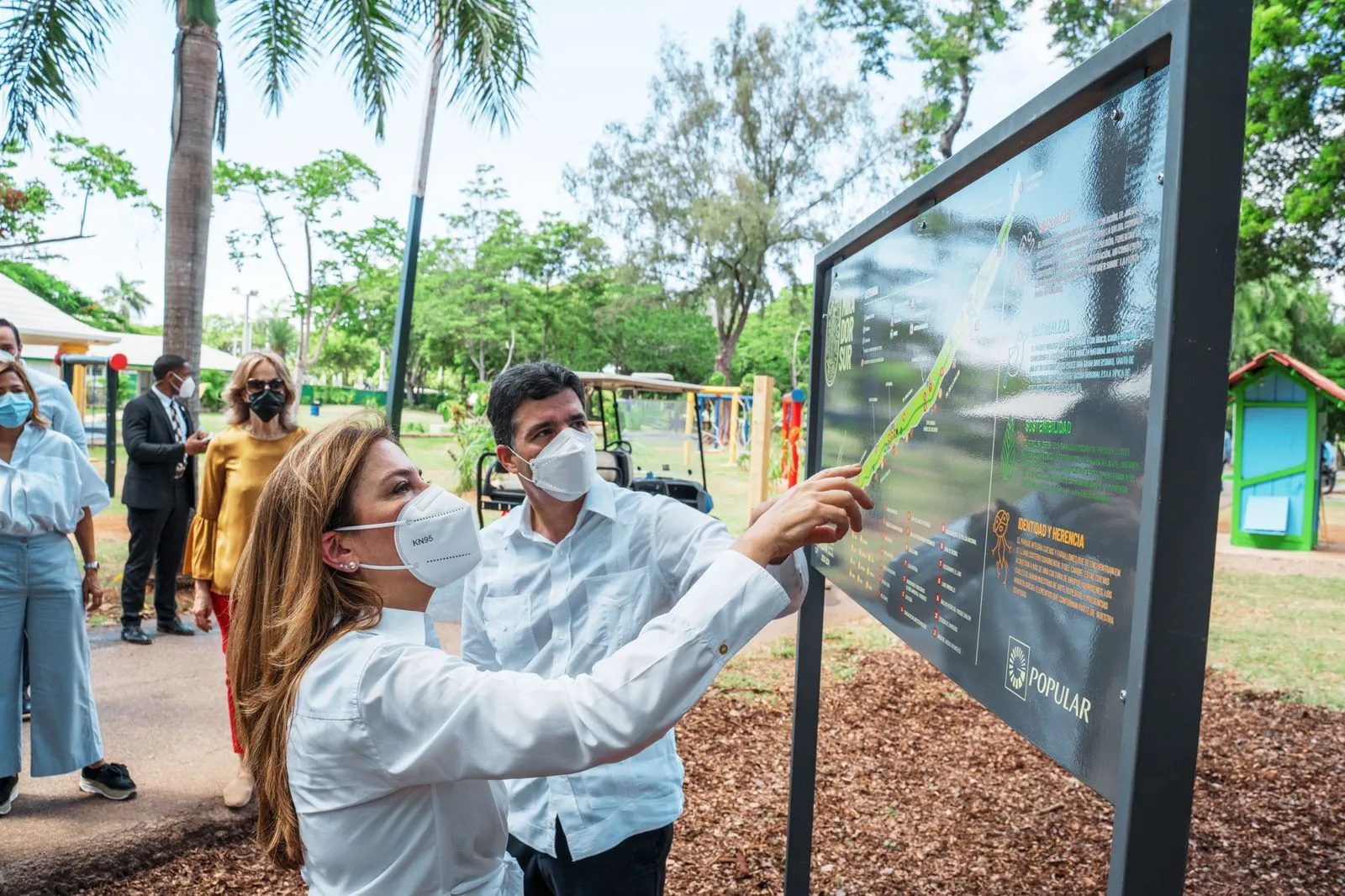 ADN y Banco Popular muestran remodelación del parque Mirador Sur