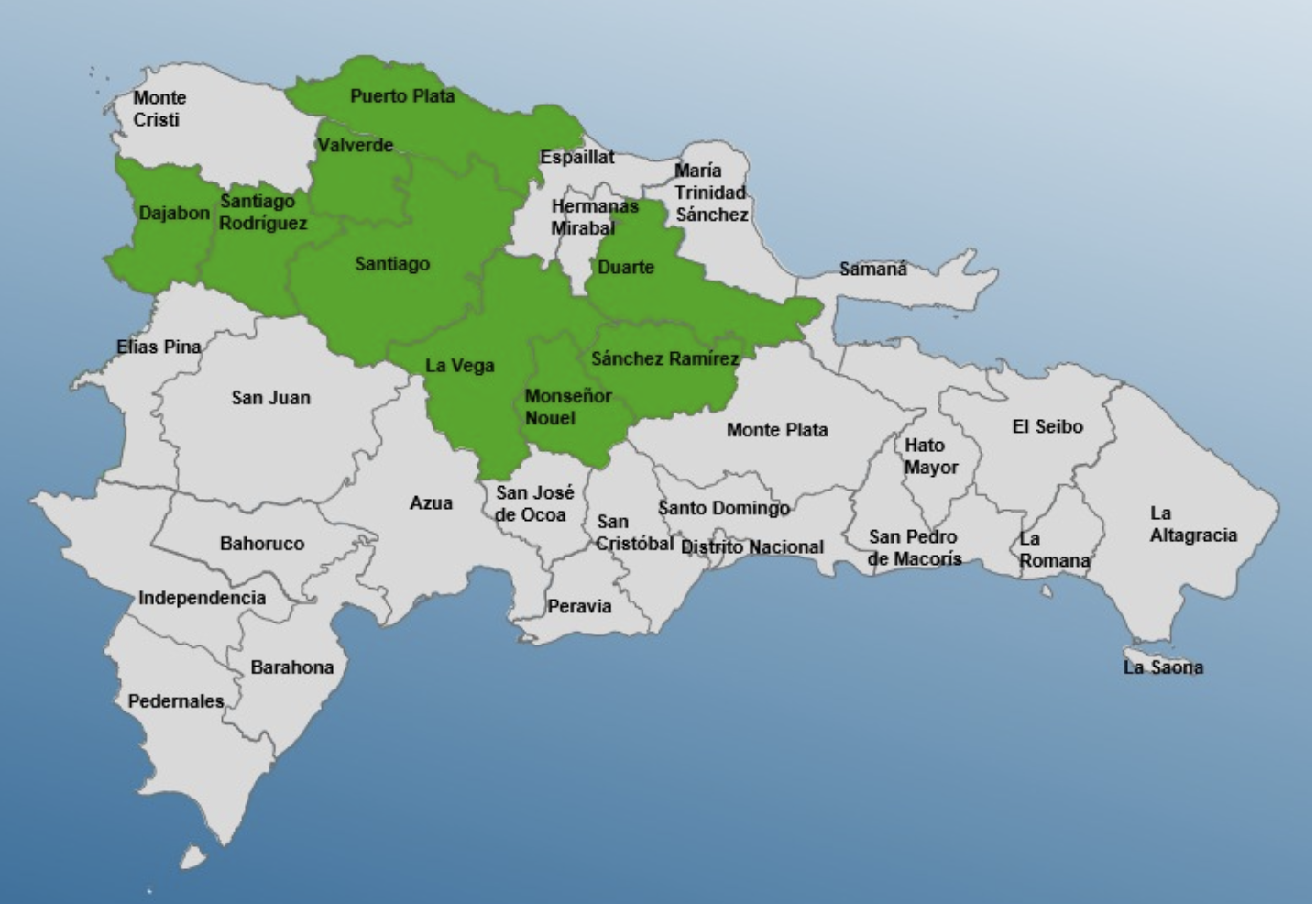 Nueve provincias en alerta verde por efectos de una vaguada