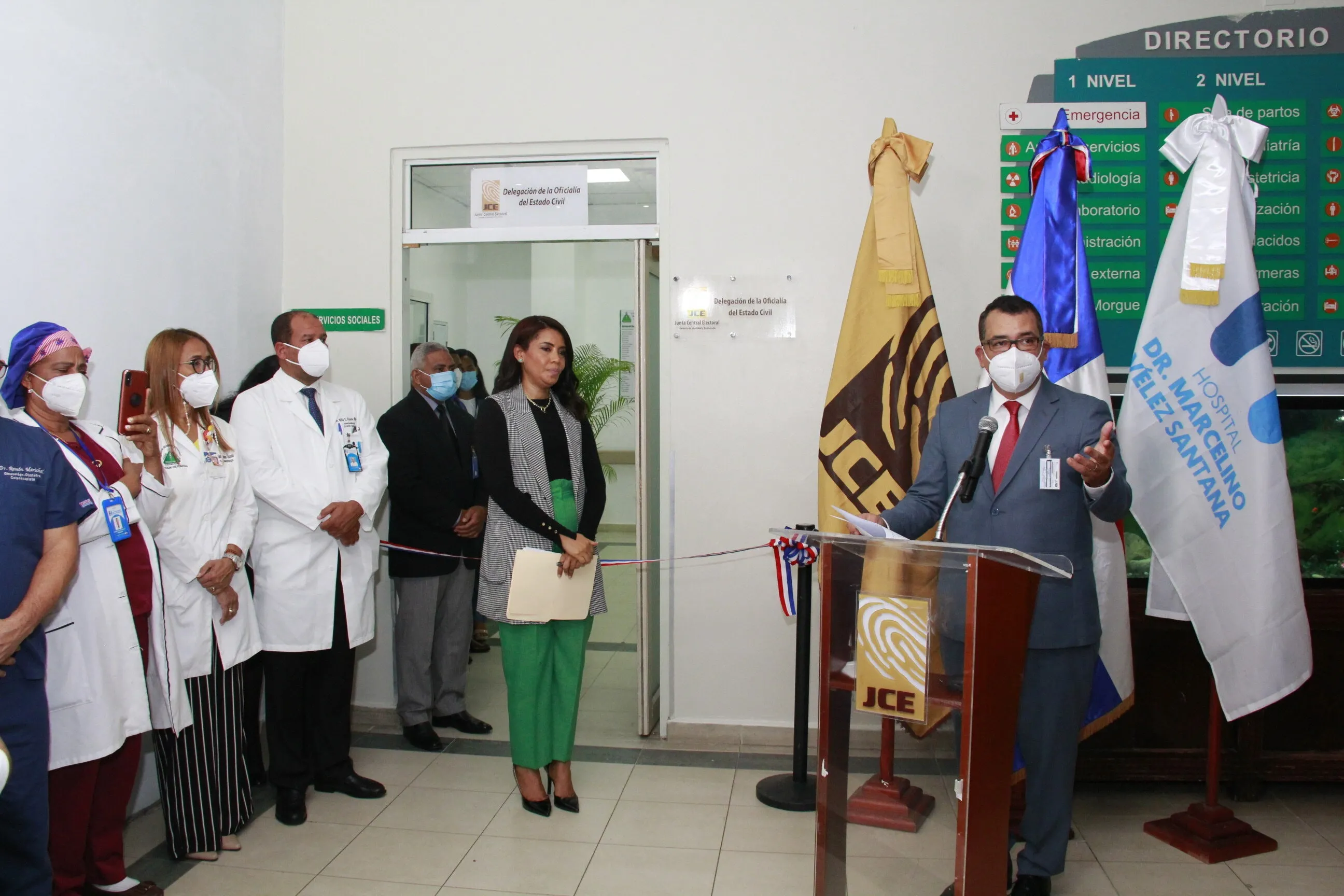 JCE inauguró la delegación del Estado Civil en Hospital Marcelino Vélez