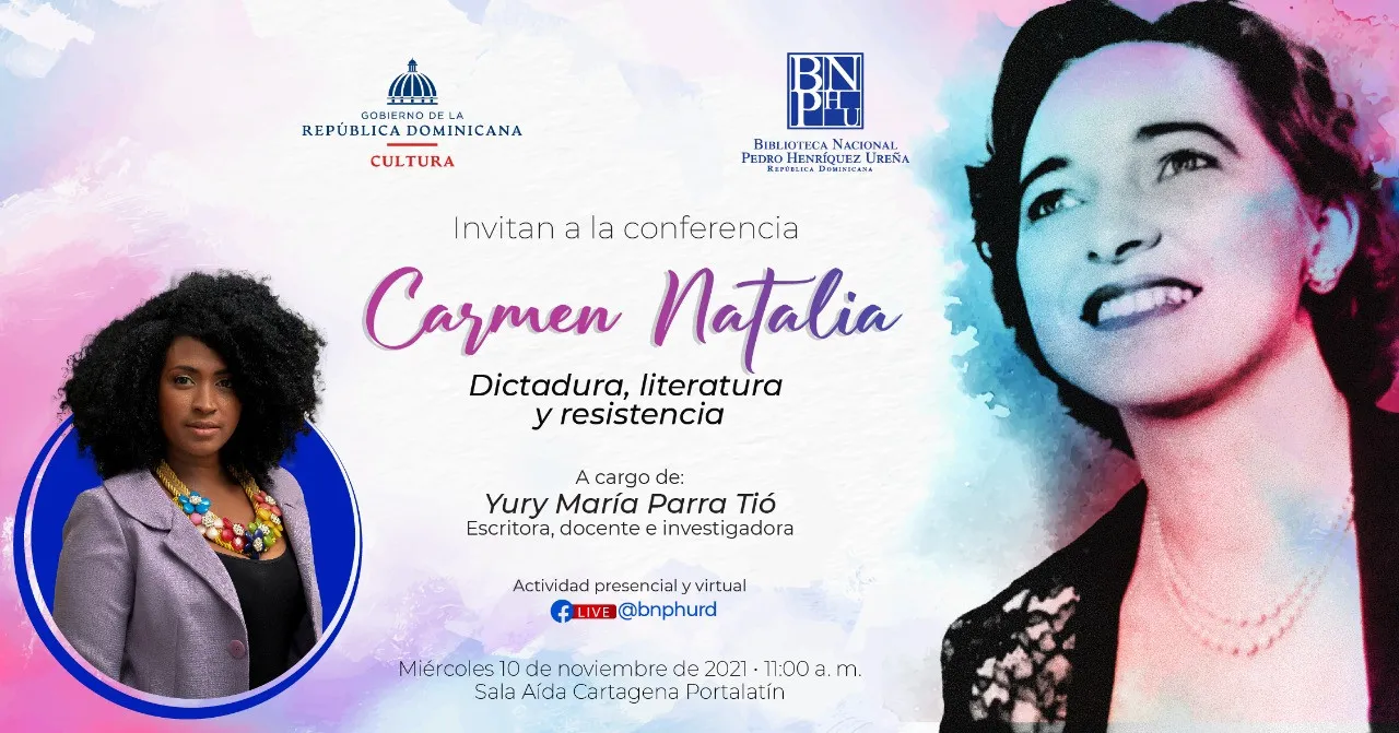 Ministerio de Cultura y la Biblioteca Nacional realizarán conferencia sobre Carmen Natalia Martínez