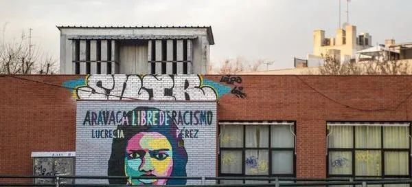 Piden en Madrid mantener mural de dominicana asesinada por racismo