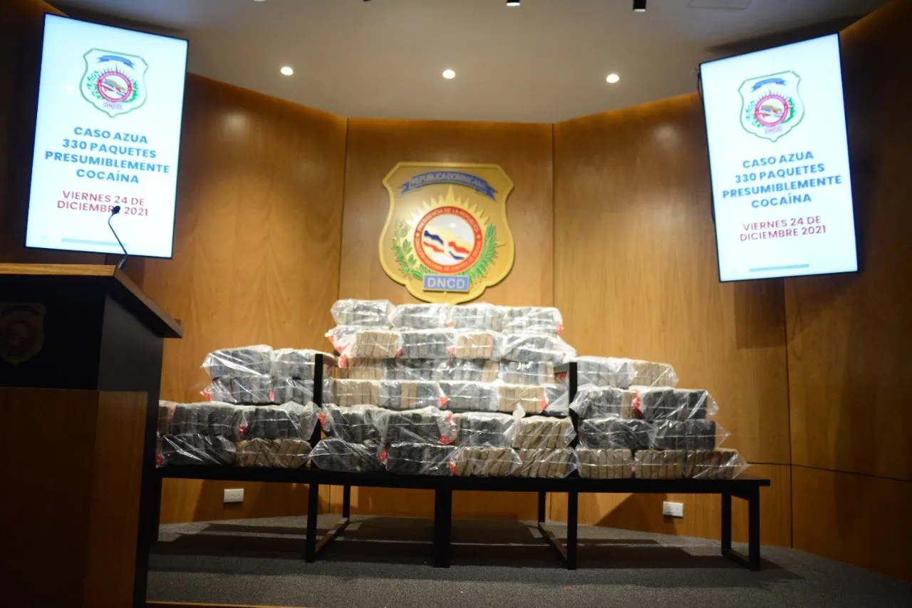 Decomisan más de 300 paquetes de droga en Azua